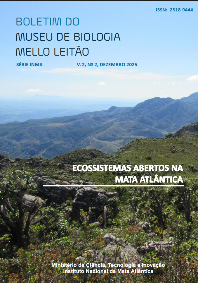 					Visualizar v. 2 n. 2 (2025): Ecossistemas Abertos Na  Mata Atlântica
				